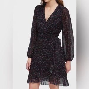 Banana Republic Black Long Sleeve Dress
